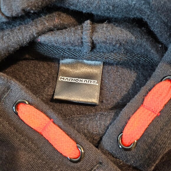 Mario Kart Boys' Black Hoodie Pullover Sweatshirt - Size XL (14-16) - Picture 6 of 7